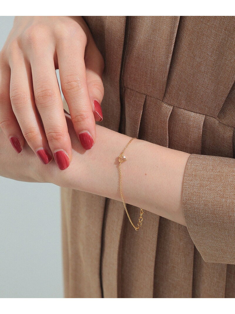 【SNSで話題！】【定番人気/プレゼント/ギフト】プチ エポ ハート ブレスレット Ray BEAMS ビームス ウイメン アクセサリー・腕時計 その他のアクセサリー・腕時計 ブラック パープル ホワイト ゴールド【先行予約】*[Rakuten Fashion]のサムネイル