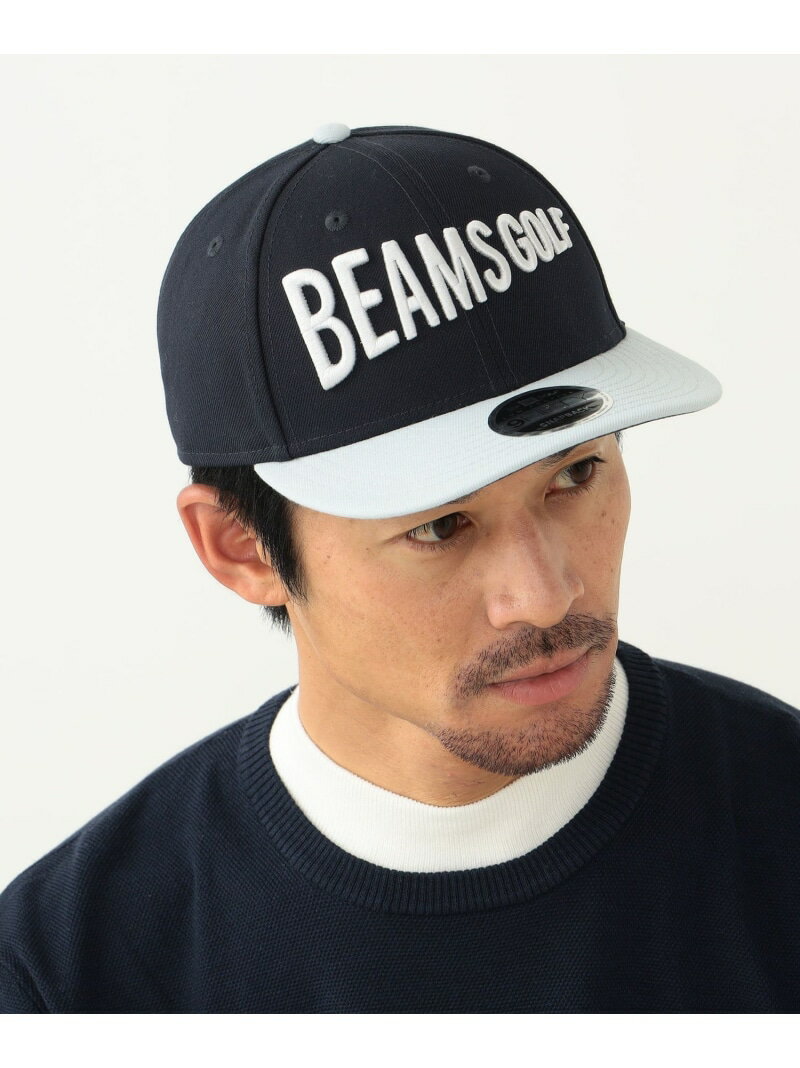 NEW ERA * BEAMS GOLF /  9FIFTY 2ȡ å BEAMS GOLF ӡॹ  ˹ å ͥӡ ۥ磻ȡ̵[Rakuten Fashion]