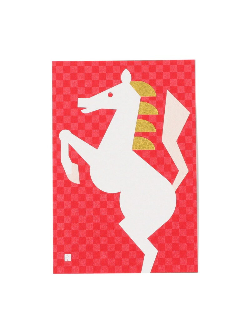京都烏丸六七堂 / 縁起物 はがき 午 BEAMS JAPAN ビームス ジャパン 文房具 その他の文房具[Rakuten Fashion]