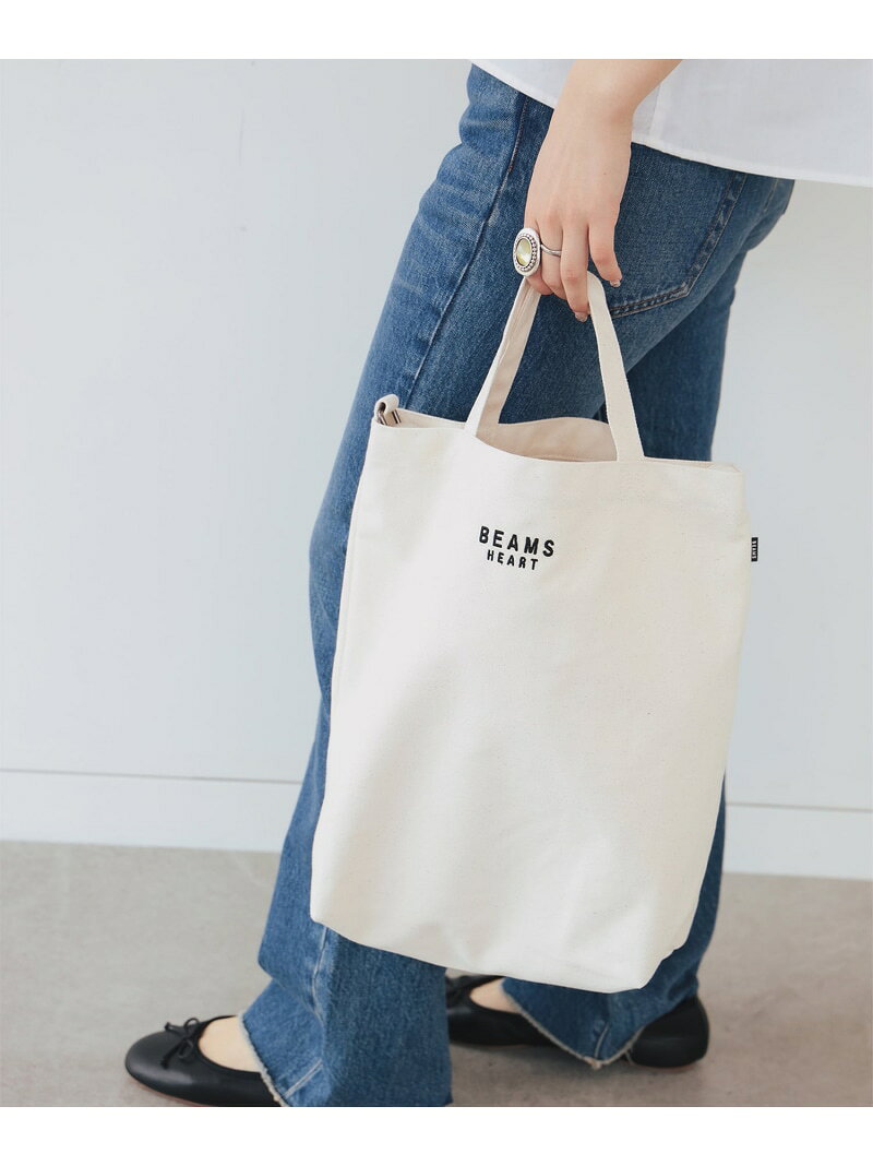 【SALE／30%OFF】【7/16値下げ】BEAMS HEART / キャンバス 2WAY トートバッグ BEAM...