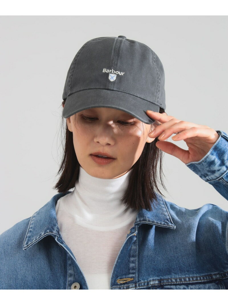 【WEB限定】Barbour / CASCADE ロゴ キャップ Demi-Luxe BEAMS デミルクス ビームス 帽子 ハット ブラック【送料無料】[Rakuten Fashion]