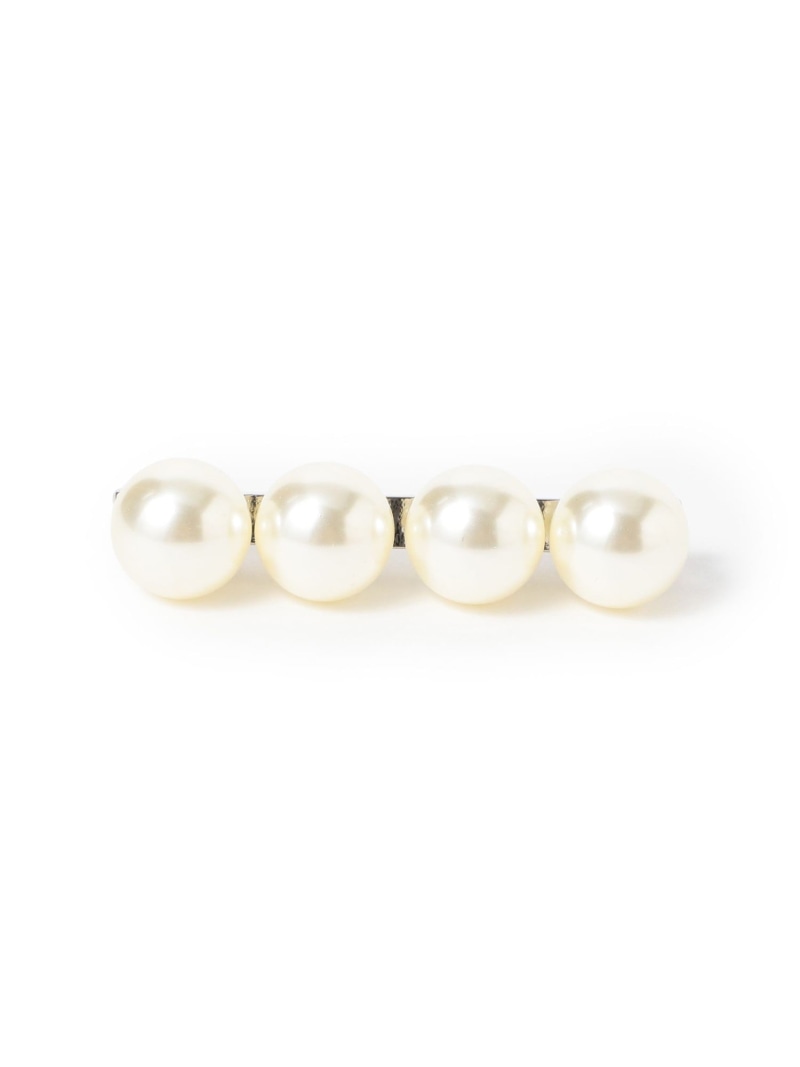 4粒 パール ピン BEAMS BOY ビームス ウイメン アクセサリー・腕時計 その他のアクセサリー・腕時計 ホワイト[Rakuten Fashion]