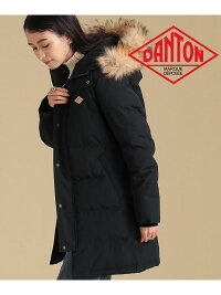DANTON / フード ダウン コート アウター ダントン danton Ray BEAMS ビームス ウイメン コート/ジャケット ダウンジャケット ネイビー ブラック[Rakuten Fashion]