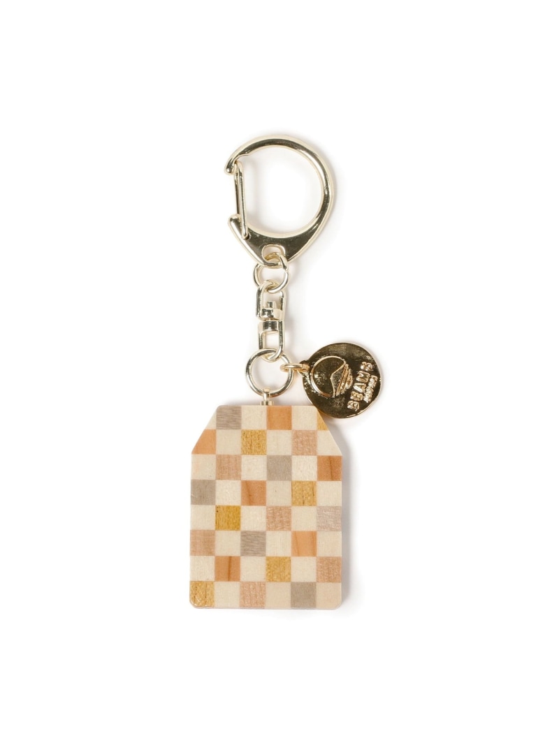 別注 寄木細工 キーホルダー BEAMS JAPAN ビームス ジャパン 財布・ポーチ・ケース その他の財布・ポーチ・ケース[Rakuten Fashion]