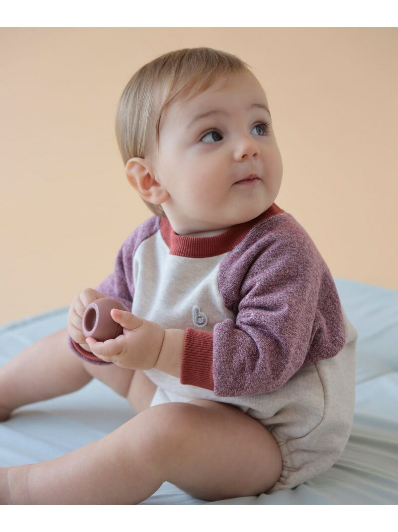 【期間限定+20％ポイントバック】ベビー バルーン カバーオール 25AW(60~80cm) こども ビームス コドモ ビームス マタニティウェア・ベビー用品 ロンパース・カバーオール ブラウン パープル【送料無料】[Rakuten Fashion]