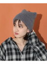 猫耳 シャギーワッチ BEAMS HEART WOMEN ビームス ハート 帽子 ニット帽・ビーニー ホワイト ベージュ ブラック[Rakuten Fashio...