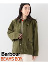 Barbour BEAMS BOY / 別注 Thornbury Jacket 24SS バブアー 春アウター スプリングコート ソーンベリージャケット BEAMS BOY ビームス ウイメン ジャケット アウター ブルゾン ジャンパー カーキ ネイビー【送料無料】 Rakuten Fashion