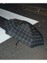 bPr BEAMS / グリッド リフレクター 折り畳み傘 bPr BEAMS ビームス メン ファッション雑貨 傘・長傘 ベージュ ブラック【送料無料】[Ra...