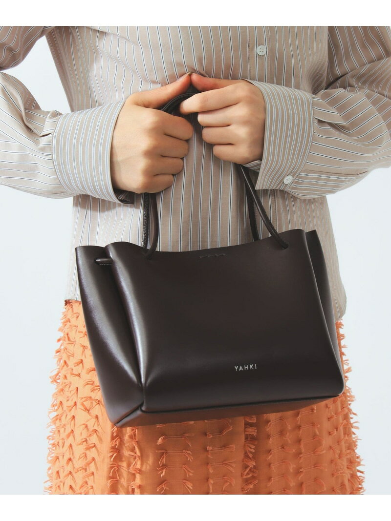 YAHKI / YH-823 TOTE BAG Ray BEAMS ビームス ウイメン バッグ トートバッグ ブラック ブラウン*