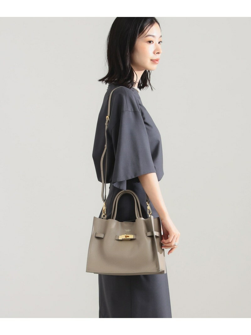 VIOLAd'ORO / TRERO シュリンク クロア トートバッグ M Demi-Luxe BEAMS デミルクス ビームス バッグ トートバッグ ブラック グレー ホワイト【送料無料】[Rakuten Fashion]のサムネイル