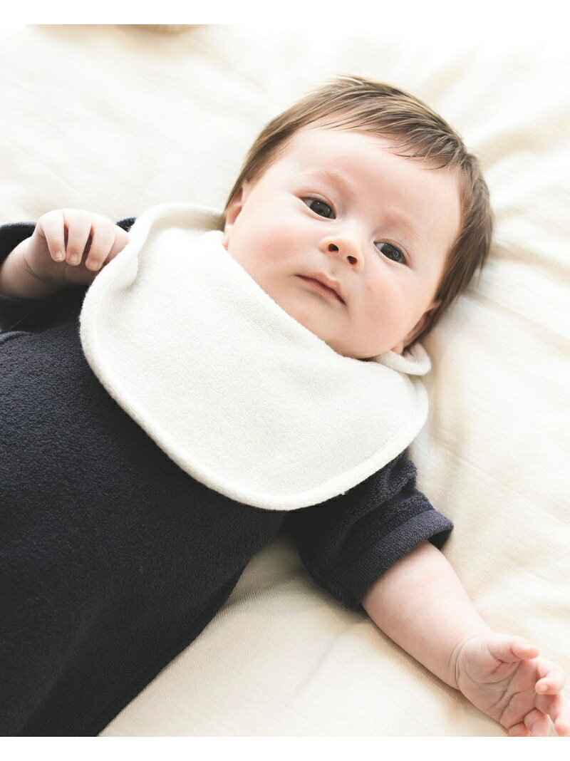 smile cotton * こども ビームス / 別注 パイル 両面 スタイ こども ビームス コドモ ビームス マタニティウェア・ベビー用品 その他のベビーグッズ ベージュ ホワイト ネイビー グリーン パープル ピンク[Rakuten Fashion]