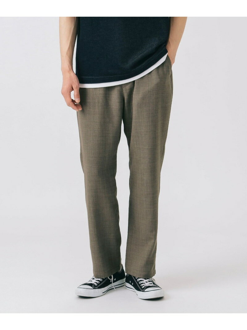 バスケット テーパード パンツ BEAMS HEART MEN ビームス ハート パンツ その他のパンツ グレー ブラック【送料無料】[Rakuten Fashion]