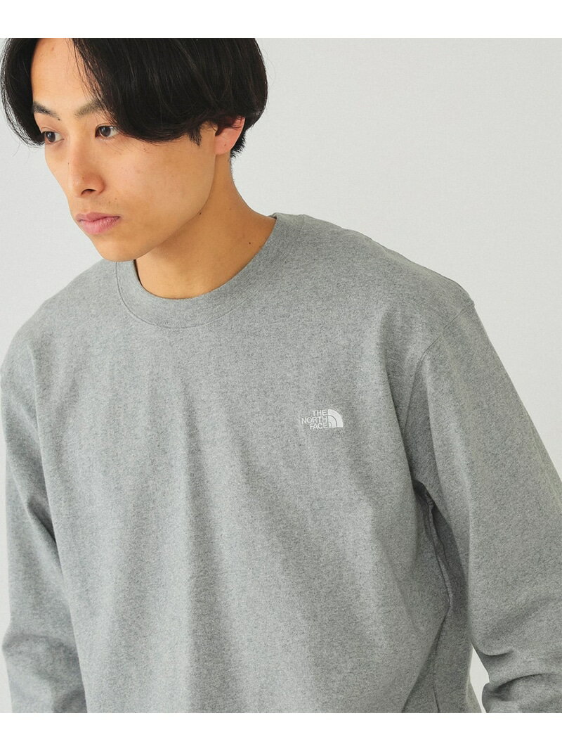 THE NORTH FACE / Long Sleeve Nuptse Cotton Tee 24SS BEAMS ビームス メン トップス カットソー Tシャツ グレー ブラック【送料無料】 Rakuten Fashion