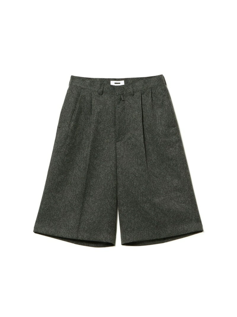 REVERBERATE / タックド ショーツ International Gallery BEAMS ビームス メン パンツ その他のパンツ ブラック【送料無料】[Rakuten Fashion]