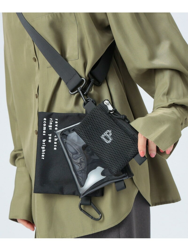 B-HEARTロゴ メッセージ マルチポーチ 25AW レディース ストラップ 取り外し可能 BEAMS HEART WOMEN ビームス ハート バッグ ボディバッグ・ウエストポーチ ブラック ピンク オレンジ[Rakuten Fashion]