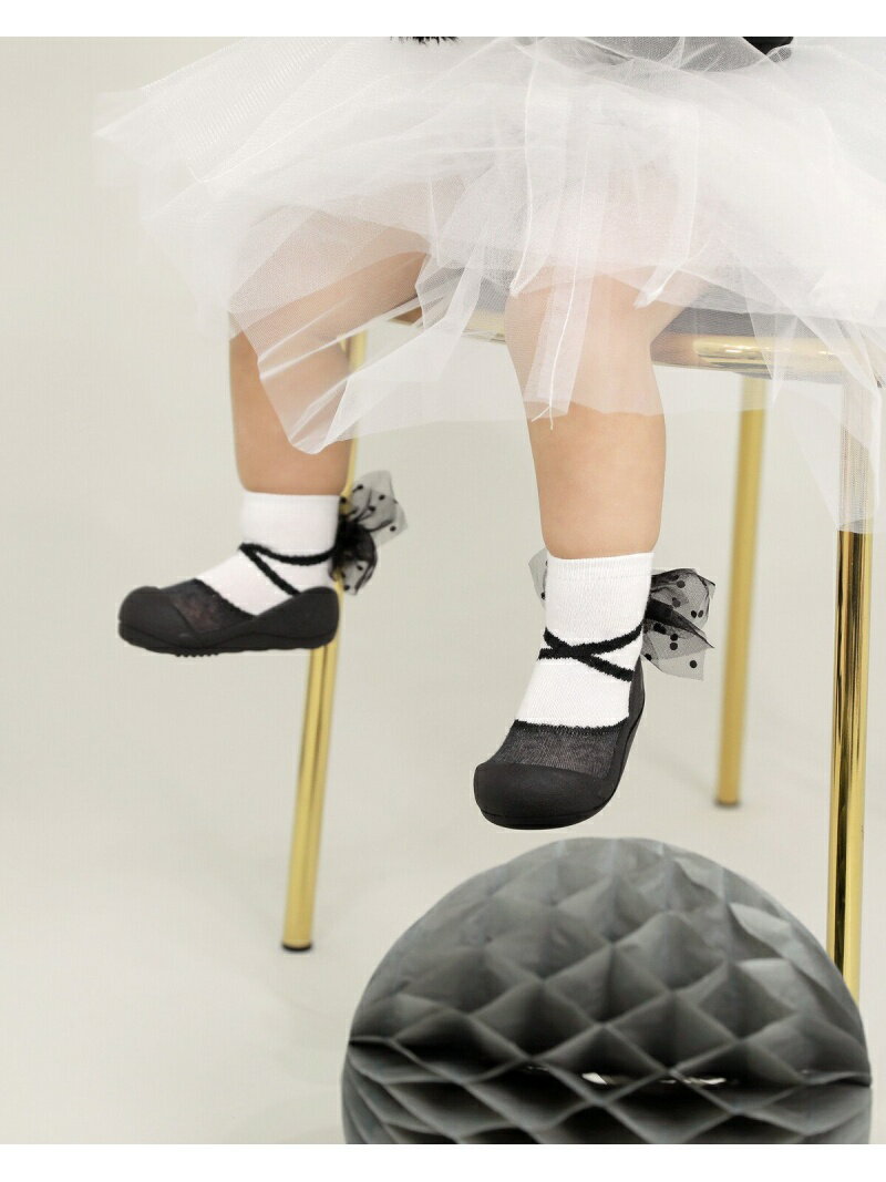 Attipas / プリティリズム 21(11.5~12.5cm) こども ビームス コドモ ビームス シューズ スニーカー/スリッポン ブラック パープル[Rakuten Fashion]のサムネイル