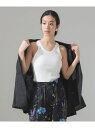丸胴 テレコ タンクトップ Demi-Luxe BEAMS デミルクス ビームス トップス ノースリーブ・タンクトップ ベージュ ブラック ブラウン ホワイト【...