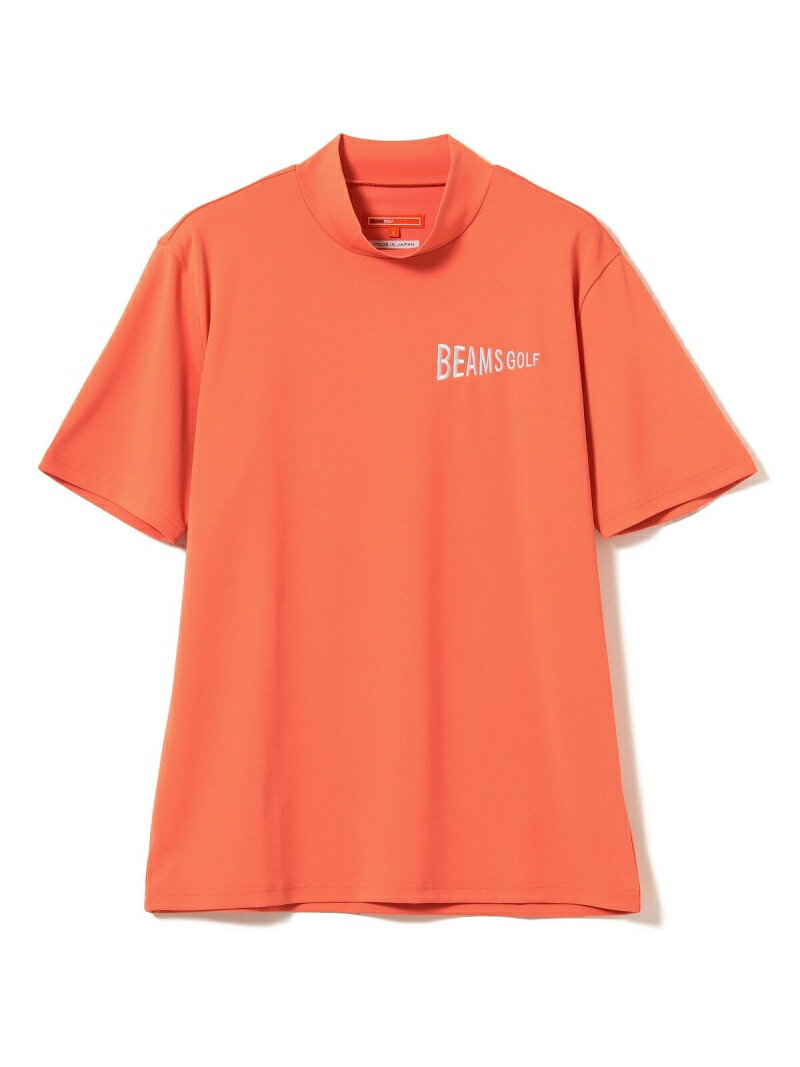 【SALE／40%OFF】【8/4再値下げ】＜MEN＞BEAMS GOLF ORANGE LABEL / スムース モックタートルネック シャツ BEAMS GOLF ORANGE LABEL ビームス ゴルフ カットソー Tシャツ パープル オレンジ ホワイト【RBA_E】【送料無料】[Rakuten Fashion]