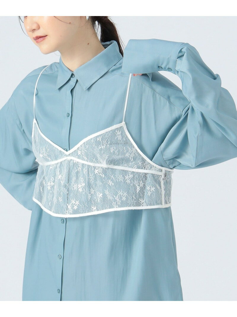 【SALE／30%OFF】ビスチェ * ロングスリーブシャツ(セットアイテム) BEAMS HEART WOMEN ビームス ハート トップス その他のトップス ブラック ホワイト【RBA_E】【送料無料】[Rakuten Fashion]