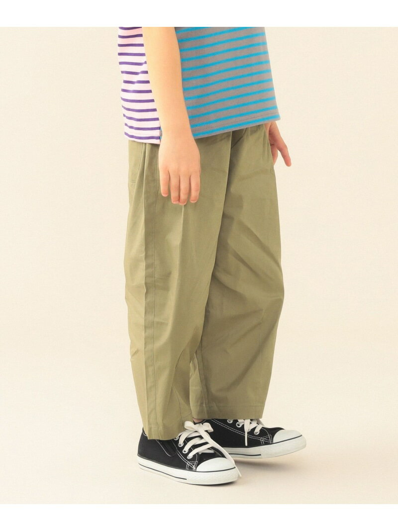 Rakuten - タック バルーン パンツ 2026SS(90~150cm) 通学 通園 キッズ BEAMS mini ビームス ミニ パンツ その他のパンツ ネイビー グリーン【送料無料】[Rakuten Fashion]