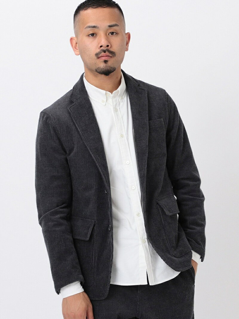 Corduroy Sport Coat 11-16-1530-424: Charcoal