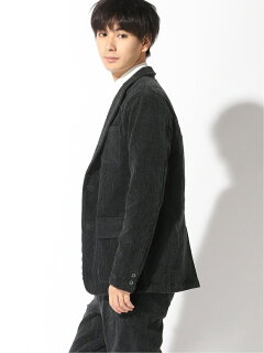 Corduroy Sport Coat 11-16-1530-424: Charcoal Corduroy Sport Coat 11-16-1530-424: Charcoal