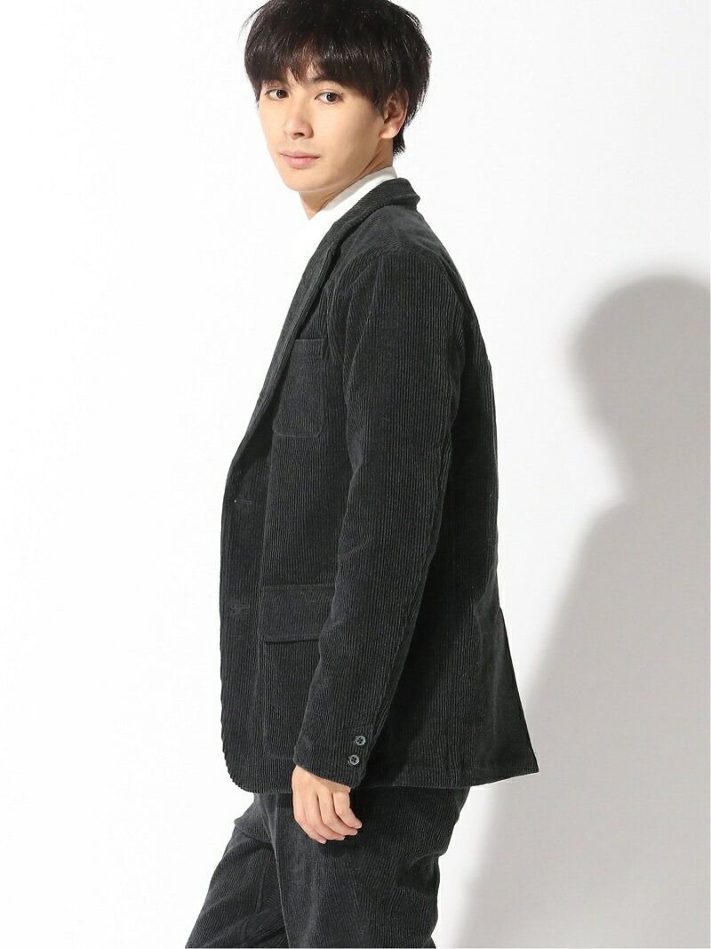 Corduroy Sport Coat 11-16-1530-424: Charcoal