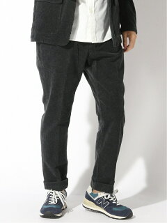 Plain-Front Corduroy Trousers 11-21-1005-424: Charcoal Plain-Front Corduroy Trousers 11-21-1005-424: Charcoal