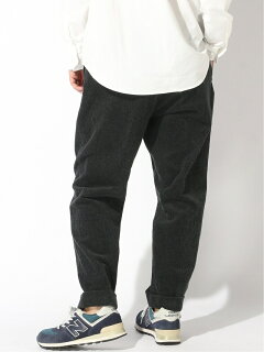Pleat-Front Corduroy Trousers 11-23-1365-424: Charcoal Pleat-Front Corduroy Trousers 11-23-1365-424: Charcoal