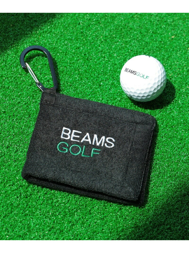 ビームス ハンカチ メンズ BEAMS GOLF / ボールクリーナー BEAMS GOLF ビームス ゴルフ ファッション雑貨 ハンカチ・ハンドタオル ブラック ネイビー[Rakuten Fashion]