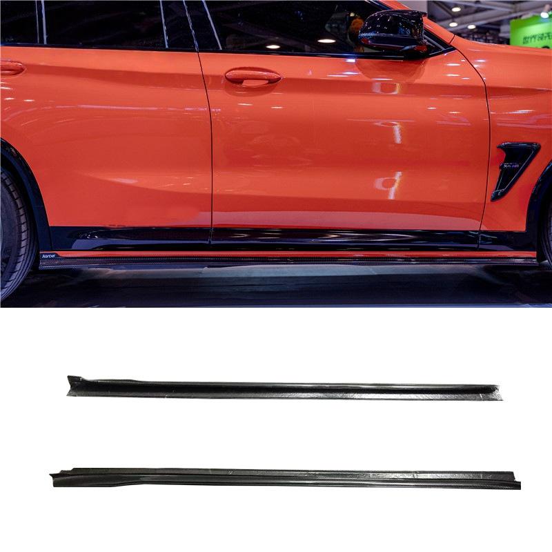 サイドスカート K スタイル サイドステップ ディフューザー BMW X4M ボディエアロパーツ