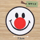 アイロンワッペン ( スマイル 日本 )( Mサイズ )