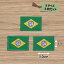 アイロンワッペン( ブラジル国旗 )(Sサイズ) 3個セット 390円
