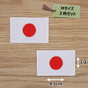 アイロンワッペン( 日章旗 )(Mサイズ)2個セット
