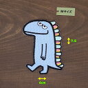 アイロンワッペン( 怪獣 )(Mサイズ)