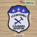アイロンワッペン ( US 海軍パイロット ) (Mサイズ)