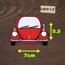 アイロンワッペン(ワーゲン レッド(正面) )(Mサイズ)