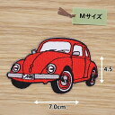 アイロンワッペン( ワーゲン レッド)(Mサイズ)