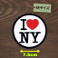 アイロンワッペン ( アイ ラブ NY )(Mサイズ)