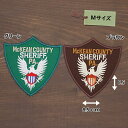 アイロンワッペン ( 保安官(マッケン郡 ))(Mサイズ)