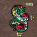 アイロンワッペン( ドラゴン カラー )(Mサイズ)