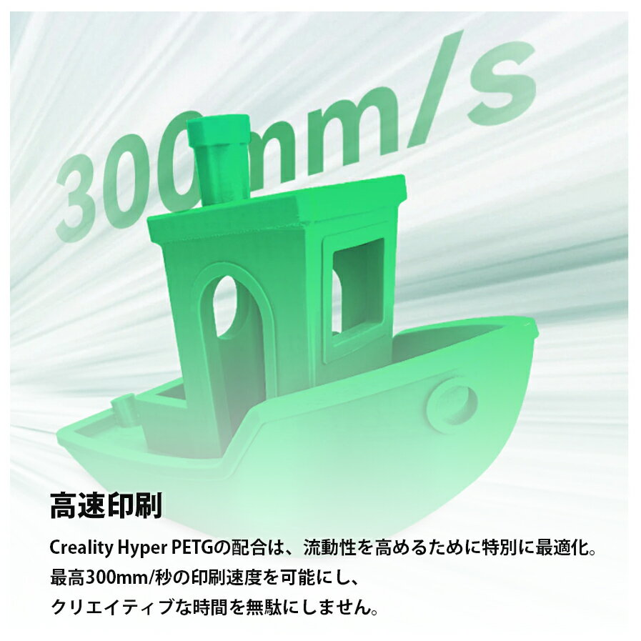 Creality Hyper PETG 3Dプリンター 用 1.75mm フィラメント 1kg 正規取扱店