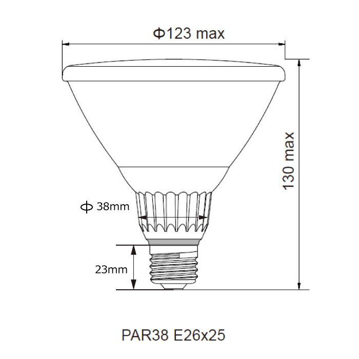 4個セット LED スポットライト 電球 E26 ハロゲン 150W 相当 38度 防雨 虫対策 電球色 1450lm 昼白色 1500lm LDR17-W38--4 ビームテック