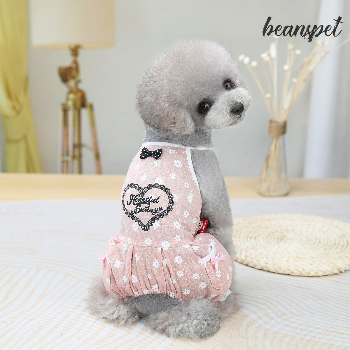 【今すぐ使えるクーポン配布中】 犬用 カバーオール 花柄 ロンパース 犬服 犬 服 犬の服 ドッグウェア 猫 小型犬 中型犬 ペット用 おしゃれ 洋服 可愛い 春夏 春 夏