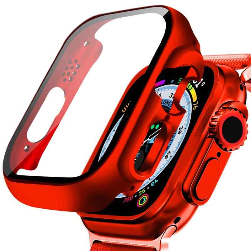 【2024強化モデル】DYAOLE 対応 アップルウォッチUltra2/Ultra 49mm カバー Apple Watch ウルトラ2/ウルトラ 49mm カバー 対応 アップルウォッチ ケース ガラスフィルム 一体型 Apple Watch ケース 日本旭硝