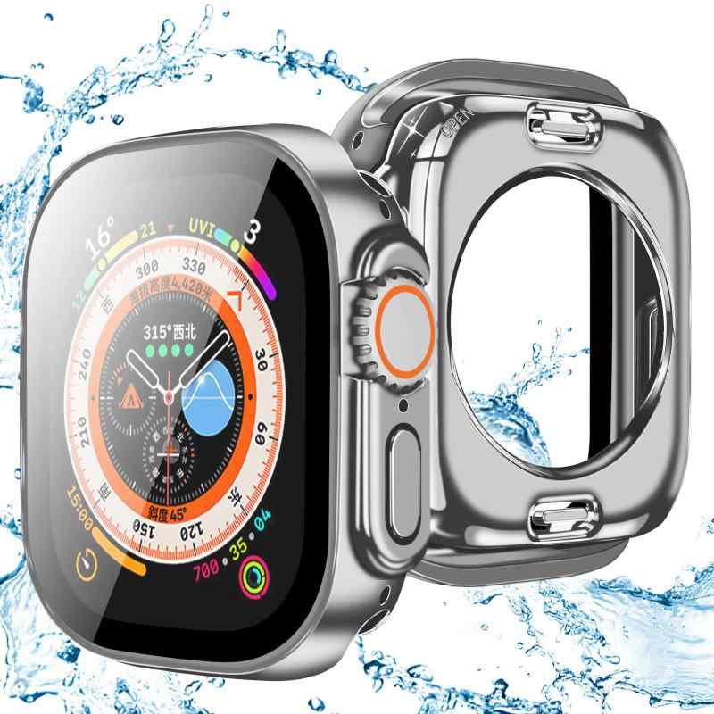 ANYOI 対応 Apple Watch ケース 49mm 防水ケース アップルウォッチ カバー 防水 一体型360ど度 アップルウォッチ ケース 耐衝撃 装着簡単 apple watch カバー 全面保護 高透過率 Apple Watch Ultra2/Ultra 49mm
