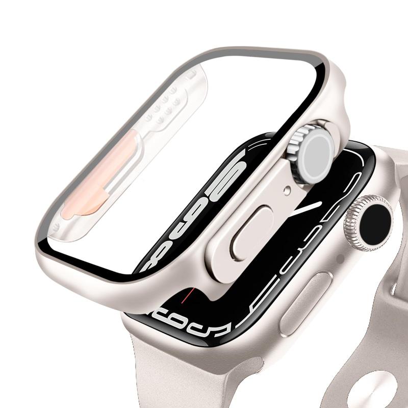 ANYOI 対応 Apple Watch ケース 40mm 保護 ケース アップルウォッチ カバー ガラスフィルム 一体型 Apple Watch Ultra風ケース アップルウォッチ ケース 耐衝撃 apple watch カバー 全面保護 高透過率 アッ