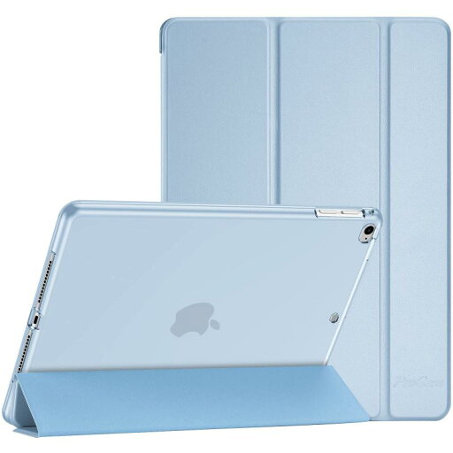 ProCase iPad 9.7 ケース、iPad 6世代 2018/ 5世代 2017, iPad Air 2 1 保護カバー, 3つ折り スマートケース TPUバックカバー スタンド機能 ProCase iPad 9.7 ケース、iPad 6世代 2018/ 5世代 2017, iPad Air 2 1 保護カバー, 3つ折り スマートケース TPUバックカバー スタンド機能