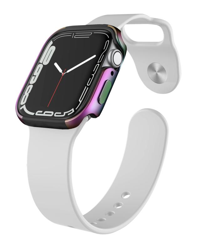 【 X-Doria 】 Apple Watch 対応 ケース DEFENSE EDGE シリーズ 耐衝撃 (プレミアム アルミニウム x TPU)（2層構造) スリム バンパー ケース