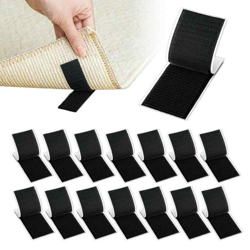 コモライフ 取り付け簡単 強力面 ファスナー 15ペアセット (10×5cm) 強力粘着 両面テープ 温めると強度アップ コモライフ 取り付け簡単 強力面 ファスナー 15ペアセット (10×5cm) 強力粘着 両面テープ 温めると強度アップ